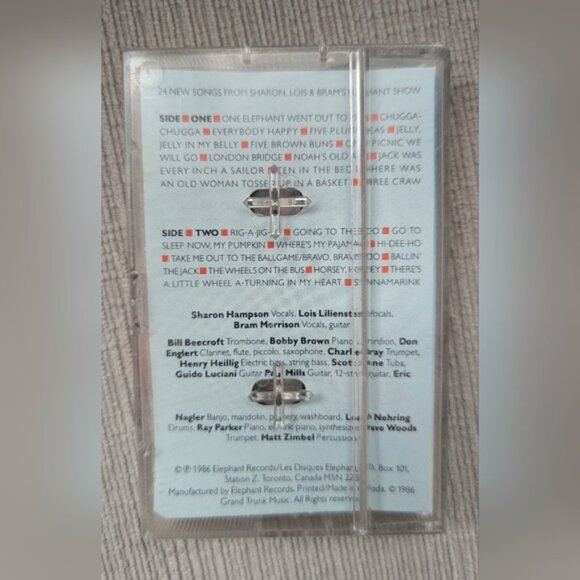 Sharon, Lois & Brams Elephant Show Record Cassette Tape - Picture 2 of 2